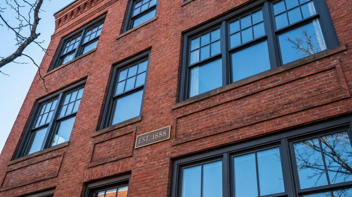 Close-up,Of,Historic,Building,In,The,Usa,,A,Close-up,Of